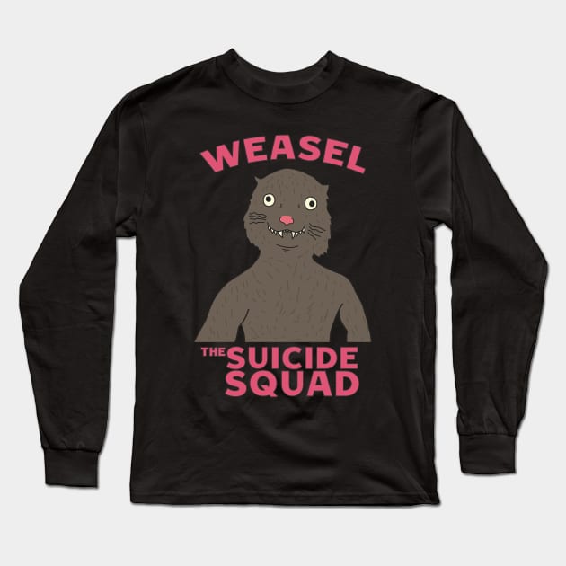 Weasel Long Sleeve T-Shirt by HijriFriza